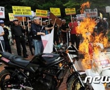 "日, 독도 망언 계속하면 일본 오토바이 불매운동 하겠다"