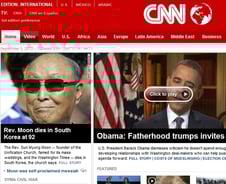 문선명 총재 타계…해외 언론도 큰 관심