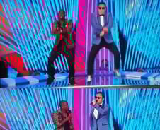 싸이, 美MTV 무대에서 한국말로 "죽이지?"