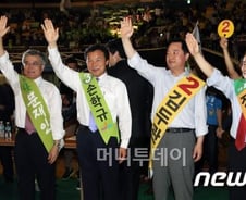 문재인, 손학규·정세균 연쇄회동 '용광로' 불켜나