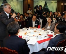 문재인 "정당 밖에서 정치쇄신 말하기는 쉬워" 