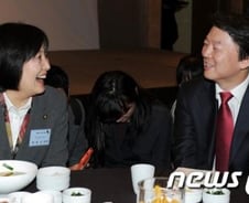 박영선 "단일화는 어떻게?" 돌발질문에 安 "…"