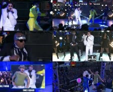 유재석·노홍철, 싸이와 美타임스퀘어 공연 '열광' 