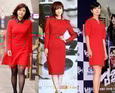 포인트 '레드패션'으로 여성스러움 배가하기