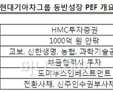 [단독]현대차그룹 동반성장 1000억 PEF 설립한다