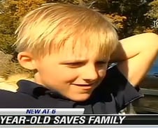 '밤샘 게임' 6살 美꼬마, 불길서 일가족 구해 