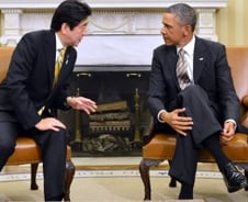 美·日정상 "북핵 강력대응"...엔저문제 언급없어