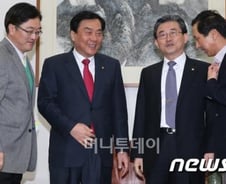 여야 대표, 정부조직법 '막판 협상' 돌입 