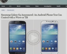 삼성 갤럭시S4 써보니 "터치 안해도…"