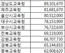 [단독]판공비 펑펑쓰는 교육감, 연봉보다 더많아
