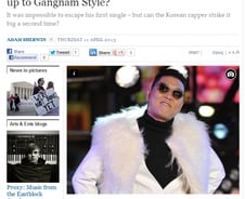 싸이 '젠틀맨' 강남스타일 넘을까? 英언론은…