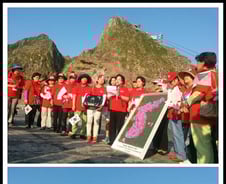 김을동 등 새누리당 중앙여성委, 독도 방문