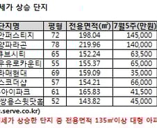 '미친 전셋값' 열풍, 초대형아파트로 확산