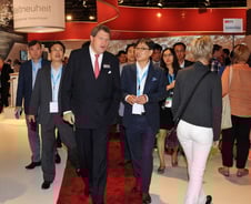 [IFA]윤부근 사장, 밀레 세탁기·냉장고에 관심