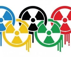 도쿄 올림픽 로고, 방사능에 찌든 세슘 메달?