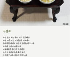 [오인태의 詩가 있는 밥상]구구절절 구절초