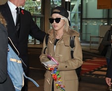 산다라박 공항패션, 더플코트 입고 '귀요미 변신'