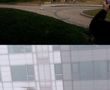 헬기 충돌 현장, "아파트 섀시가 종잇장 처럼…"