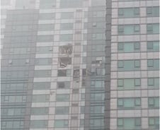 삼성동 아이파크 헬기 충돌…기장·부기장 2명 사망