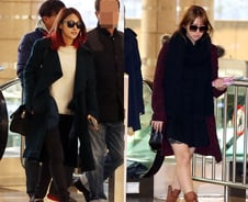 박규리 한승연 공항패션, "선글라스로 시크하게"