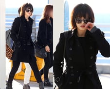 고아라 공항패션, 나정이 맞아? '세련된 차도녀 룩'