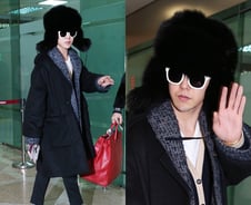 지드래곤 공항패션, 독특한 아이템의 '세련된 조화'