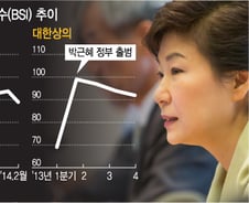 박근혜 정부 경기지수로 보니 "기대 컸으나… "