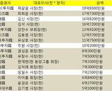 증권업 불황 맞아? 연봉 10억원대 사장 수두룩