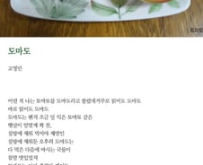 [오인태의 맛있는 詩 읽기]날아라, 도마도!