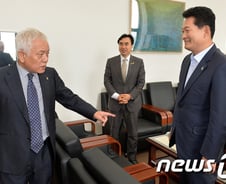 [사진][단독]김한길-송영길 회동