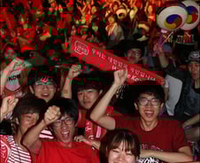 [사진]지칠 줄 모르는 붉은악마!