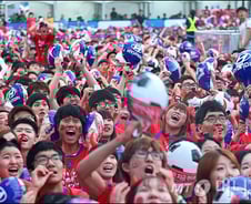 [사진]'잘 싸운다 태극전사!'