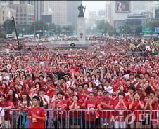 [사진]붉은악마로 가득찬 광화문광장