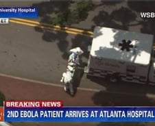 2번째 美 에볼라 감염 여성 미국 도착