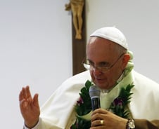 교황, 세월호 유가족에 세례명 '프란치스코' 부여