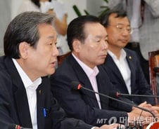 김무성 "野, 민생법안 처리에 세월호법 볼모돼선 안돼"