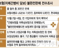 [단독]'저축성으로 속여 판' 간병보험 불완전판매 전수조사