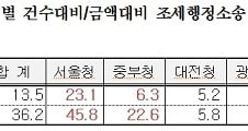 서울국세청, 소송 4번에 1번 졌다···금액 기준 '절반' 패소