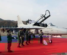 '함박웃음' 박근혜 대통령 "FA-50, 창조경제의 성공모델"