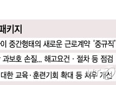 [단독]정부, 새 고용 형태 '중규직' 만든다