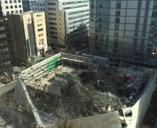 옛 여의도 미래에셋사옥 철거현장서 붕괴사고 발생