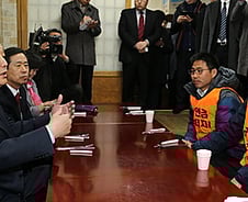 [현장+]김무성, 울산서도 공무원노조 설득 '개혁의지'