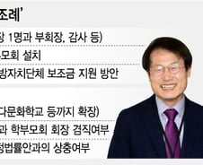 [단독]조희연 교육감, 학부모회 조례 제정 추진 