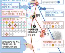 [그래픽뉴스]메르스 확진자 이동 현황