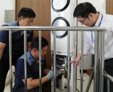 [르포]삼성전자 에어컨 설치 전문교육 현장 가보니…