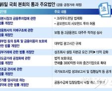 크라우드펀딩·사모펀드 활성화 법안 국회 통과(종합1)