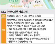 KTX수서역세권 개발 예정지 일대 땅값만 '2배 껑충'