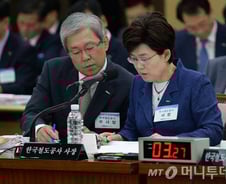 최연혜 코레일 사장 '총선 출마 여부' 질의에 '동문서답'