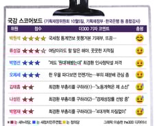 [국감 스코어보드-기재위(5일)]무뎌진 칼날속에서도 누가 '한 방'?