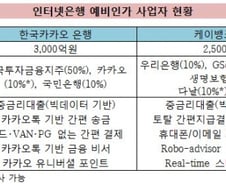국내 첫 인터넷은행 탄생…'카카오'·'케이뱅크' 선정
